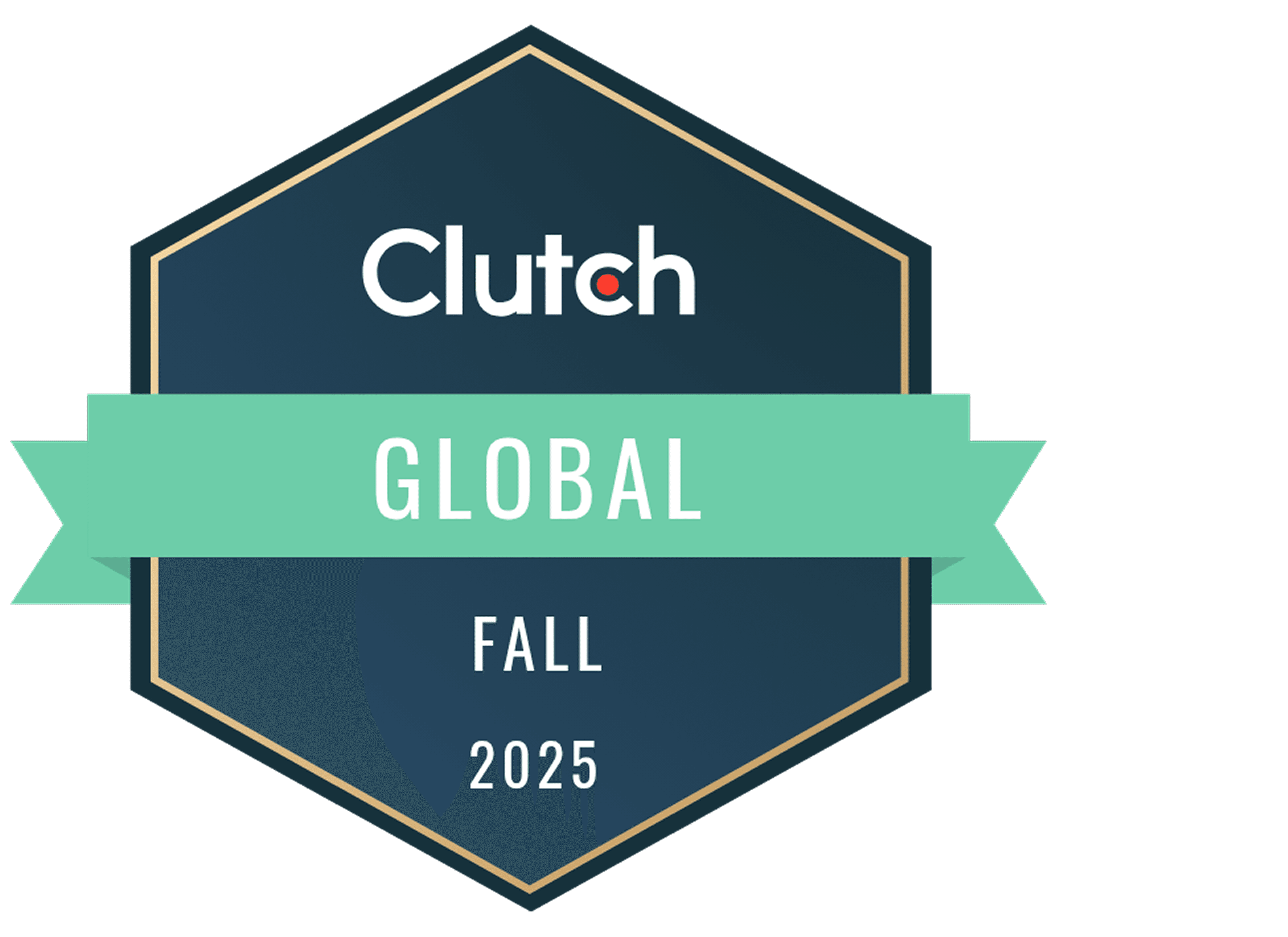 Clutch Global Fall 2025 award badge recognizing AgileEngine as a top global service provider
